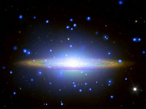 M104星系也被认为有一个大黑洞 M104星系也被认为有一个大黑洞