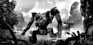 《阿凡达》中“移动扩增平台装甲”的设计图 《阿凡达》中“移动扩增平台装甲”的设计图