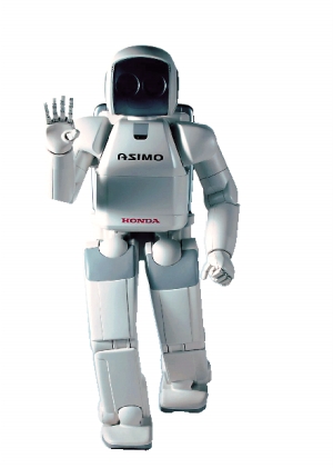 多啦A梦现实版化身“ASIMO”及“RIMAN”(下)机器人。 多啦A梦现实版化身“ASIMO”及“RIMAN”(下)机器人。