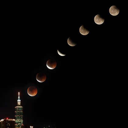 从月球上看过去,日蚀现象也是相反的 从月球上看过去,日蚀现象也是相反的
