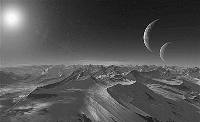 科学家想象的移居星球表面 科学家想象的移居星球表面