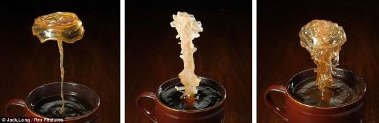 家住美国威斯康星州密尔沃基的这位摄影师已经用了一年时间来完善拍摄液体的秘密技术 家住美国威斯康星州密尔沃基的这位摄影师已经用了一年时间来完善拍摄液体的秘密技术