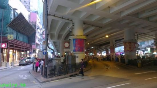 铜锣湾鹅颈桥底电车站 铜锣湾鹅颈桥底电车站