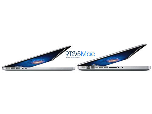 左为新MacBook Pro想像图