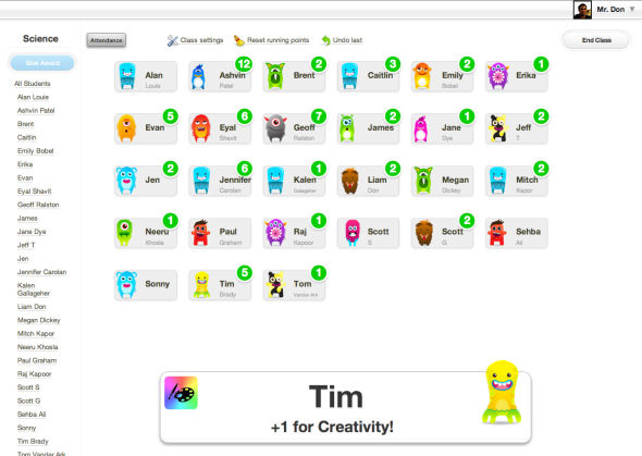 ClassDojo:让老师精准记录学生课堂表现