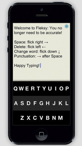 盲打输入法Fleksy 盲打输入法Fleksy