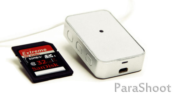 ParaShoot比一张SD卡大不了多少 ParaShoot比一张SD卡大不了多少