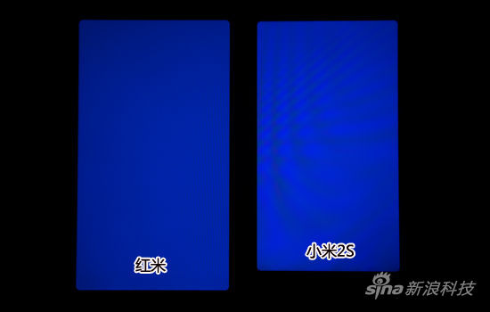 左为红米、右为小米2S 左为红米、右为小米2S