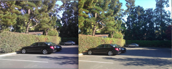 左为Moto X,右为iPhone 5 左为Moto X,右为iPhone 5