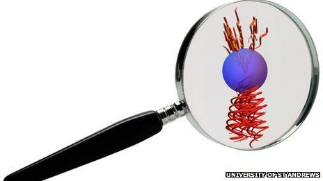 一组科学家近日宣布他们创造出了迄今转速最快的人造物体——他们在实验中成功地让一颗微型球体悬空,并达到每分钟6亿次的转速 一组科学家近日宣布他们创造出了迄今转速最快的人造物体——他们在实验中成功地让一颗微型球体悬空,并达到每分钟6亿次的转速