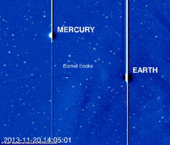 从彗尾可以看出,两颗彗星都在沿着太阳风稳定的粒子流运动 从彗尾可以看出,两颗彗星都在沿着太阳风稳定的粒子流运动