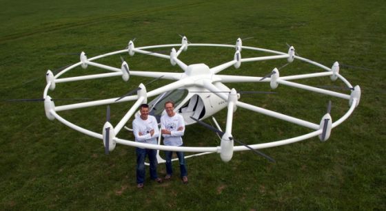 E-vovo公司开发的VC-200多轴飞行器模型 E-vovo公司开发的VC-200多轴飞行器模型