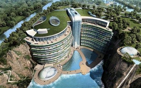 上海天马山的地下酒店 上海天马山的地下酒店