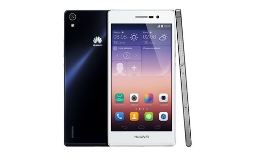 华为亮相新一代旗舰手机P7 华为亮相新一代旗舰手机P7