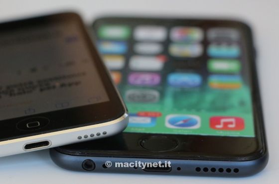 iPhone 6机模对比iPod touch iPhone 6机模对比iPod touch