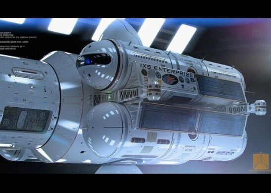 宇宙飞船“IXS企业号”3D设计图 宇宙飞船“IXS企业号”3D设计图