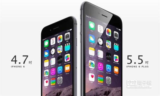 苹果最新发布的iPhone 6与iPhone 6 Plus。 苹果最新发布的iPhone 6与iPhone 6 Plus。