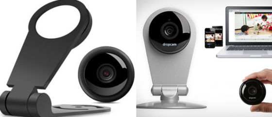 镜头与支架可拆分:左小度i耳目 右dropcam 镜头与支架可拆分:左小度i耳目 右dropcam