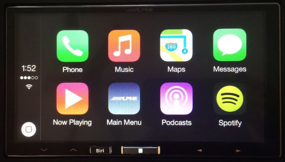 CarPlay主界面 CarPlay主界面