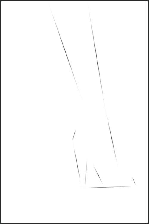 Photoshop设计性感美腿高跟鞋插画
