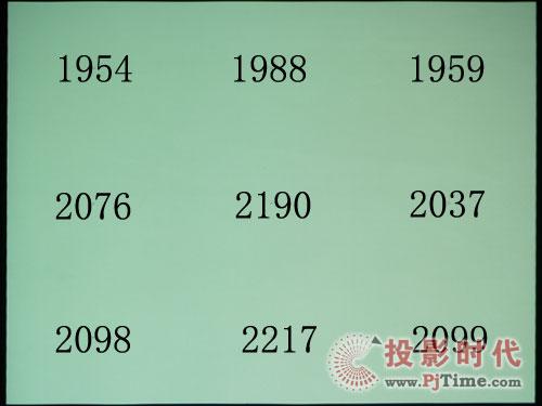 经典再现东芝TLP-X2500C投影机评测