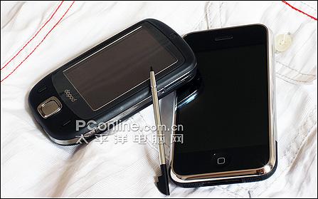 苹果iphone对比多普达S1 王者之战苹果iPhone与多普达S1对比