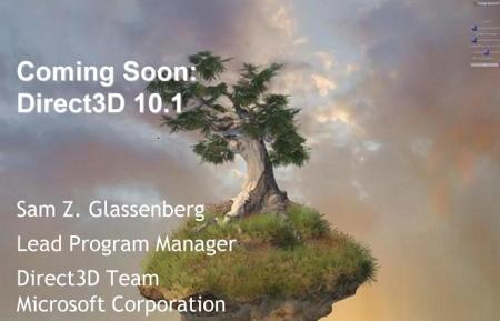 DirectX10.1携手VistaSP1即将来临