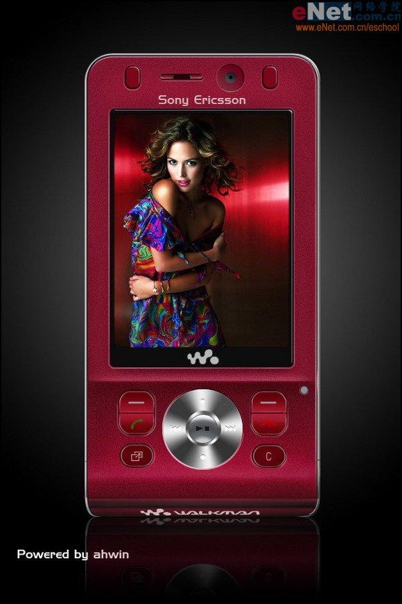 Photoshop���ʵ��������W910i�ֻ�