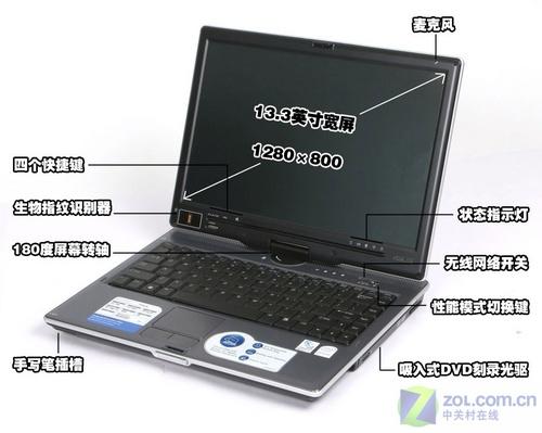 自由旋转 手写输入 华硕R1E笔记本评测(3)_笔记本