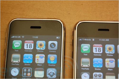 iPhone英国发布O2版与美国版真机比对
