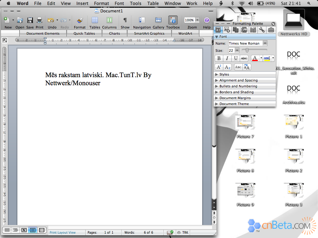 Office2008MacBeta����ʱ��ͼ����