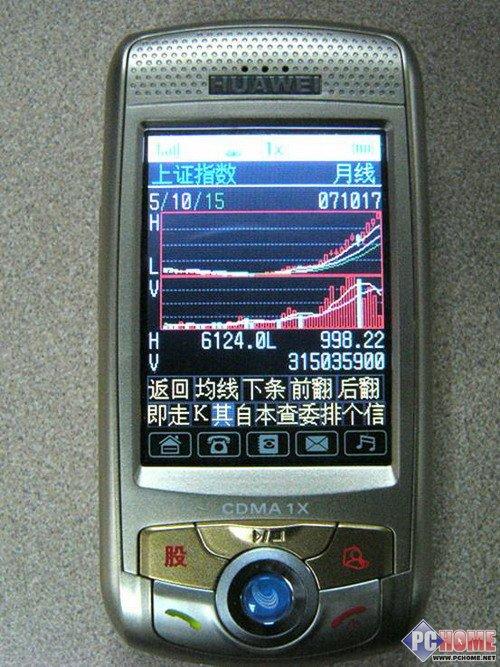 掌上炒股 华为CMDA股票手机C7188评测(3)_手