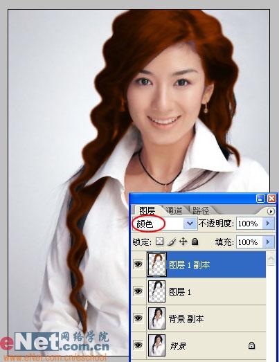 Photoshop����3����MM�㷢����Ⱦ(2)