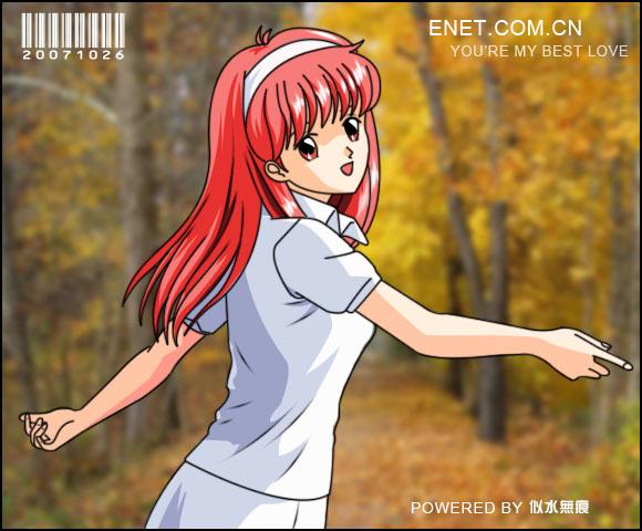 Photoshop打造心跳回忆美女诗织(4)