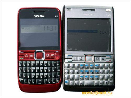 三代同堂 诺基亚E63/E71/E61i对比图赏