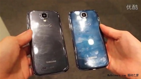 亮骚北极蓝Galaxy S4真机试玩