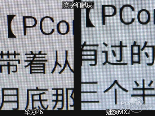 屏幕对比