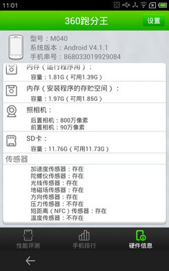 测试得分