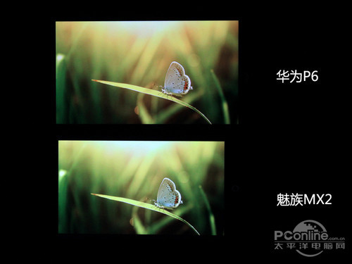 屏幕对比