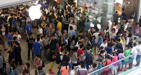 又一城苹果专卖店 香港大公报图 又一城苹果专卖店 香港大公报图