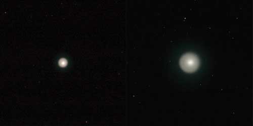 科技时代_图文：10月27日葡萄牙出现的霍姆斯彗星