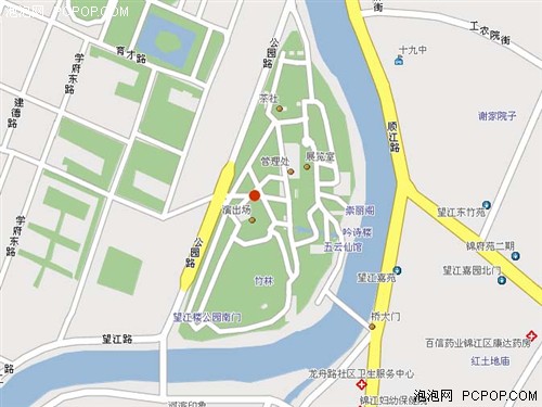 望江楼公园位置(崇丽阁即望江楼)