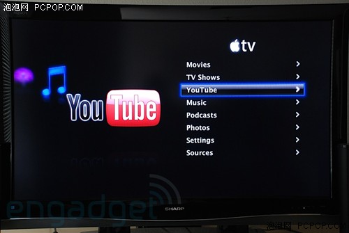 用遥控器欣赏网络视频 AppleTV新功能