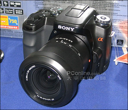 火爆低价 索尼α100双镜头套装大跌500_数码