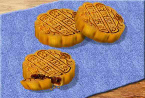 祝福送到 Photoshop教你制作中秋月饼