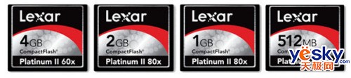 ȫ������ѡ��LexarPlatinumIIϵ�д洢��