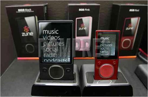 微软Zune 2.0发布 4G容量仅售145美元_数码