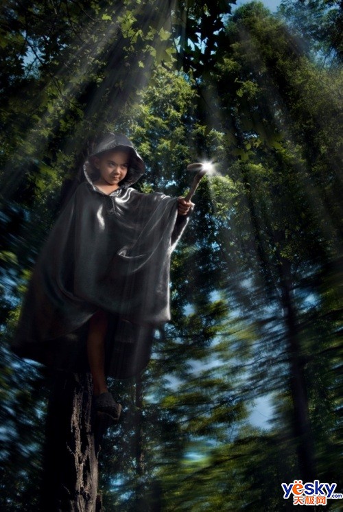 挑战儿童摄影 三星GX10魔法森林主题图赏_数