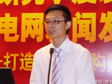 图文:赛诺市场研究公司AV事业部研究总监盛哲