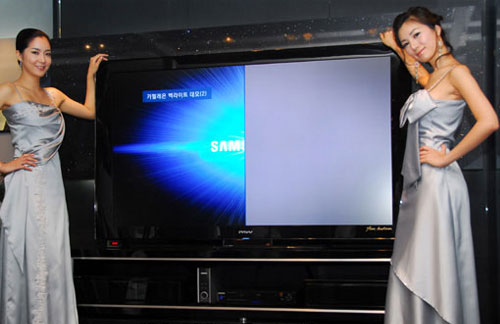 三星发布70寸LED液晶电视 售价达40万_家电